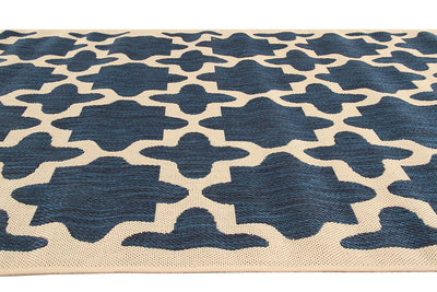 Tappeto da Esterno - Indoor/Outdoor - Navy Blu | Ideale per Terrazze, Balconi, Patio, Verande - CarpetLiving