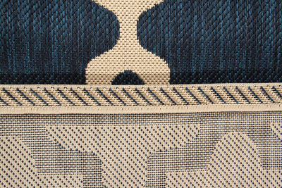 Tappeto da Esterno - Indoor/Outdoor - Navy Blu | Ideale per Terrazze, Balconi, Patio, Verande - CarpetLiving