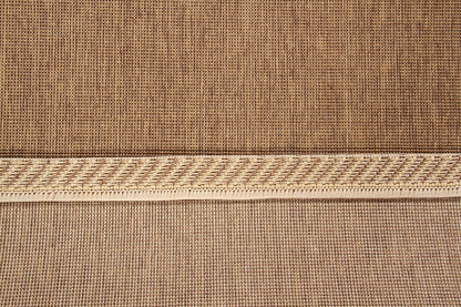 Tappeto da Esterno - Indoor/Outdoor - Beige Corda| Ideale per Terrazze, Balconi, Patio, Verande
