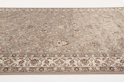Tappeto Vintage E – Viscosa Stile Orientale – Marrone Beige - CarpetLiving
