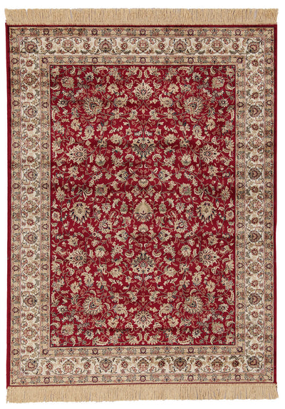 Tappeto classico Farshian Hereke 2 Red - floreale elegante - CarpetLiving
