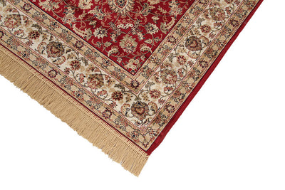 Tappeto classico Farshian Hereke 2 Red - floreale elegante - CarpetLiving