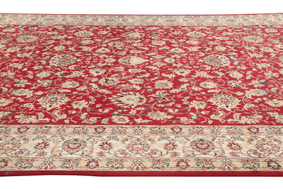 Tappeto classico Farshian Hereke 2 Red - floreale elegante - CarpetLiving