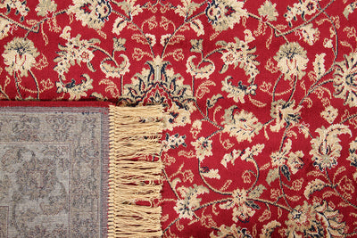 Tappeto classico Farshian Hereke 2 Red - floreale elegante - CarpetLiving