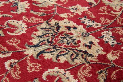 Tappeto classico Farshian Hereke 2 Red - floreale elegante - CarpetLiving