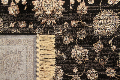 Tappeto Vintage Ziegler 1 Black – Stile Classico – Nero e Beige - CarpetLiving
