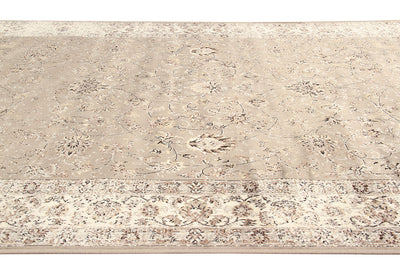 Tappeto Vintage Tabriz 1 Grey Blue – Viscosa Stile Orientale – Grigio Blu - CarpetLiving