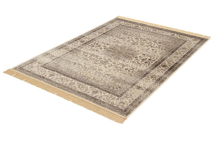 Tappeto Classico Vintage Kashan 1 Creme - Viscosa