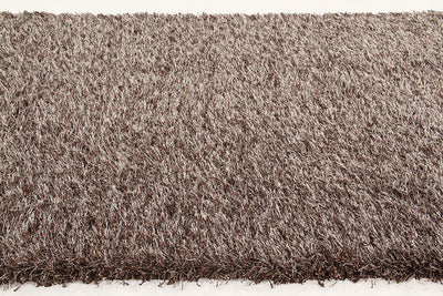 Tappeto Sheen Dark Beige Pelo Alto Morbido Elegante - CarpetLiving