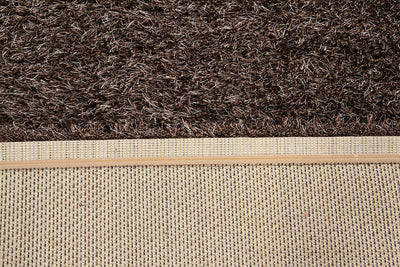 Tappeto Sheen Dark Beige Pelo Alto Morbido Elegante - CarpetLiving