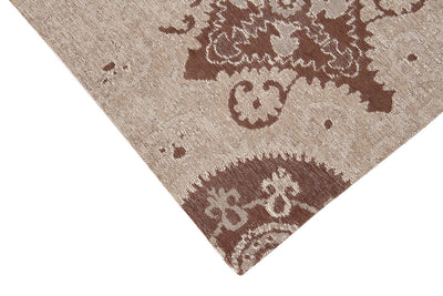 Tappeto Velluto Ensemble – Motivo Orientale Mix – Naturale e Marrone - CarpetLiving