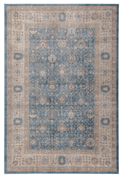 Tappeto Stile Orientale Vintage - Parma - Grigio Blu chiaro | Ideale per Soggiorno e Sala da Pranzo