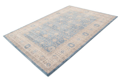 Tappeto Stile Orientale Vintage - Parma - Grigio Blu chiaro | Ideale per Soggiorno e Sala da Pranzo - CarpetLiving