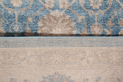 Tappeto Stile Orientale Vintage - Parma - Grigio Blu chiaro | Ideale per Soggiorno e Sala da Pranzo - CarpetLiving