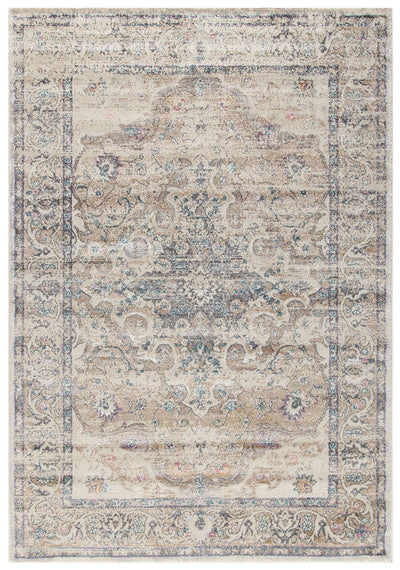 GIORGIA MEDALLION WHITE/D.BEIGE - CarpetLiving
