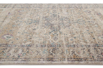 GIORGIA MEDALLION WHITE/D.BEIGE - CarpetLiving