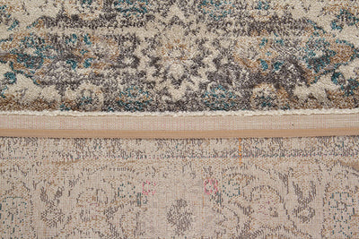 GIORGIA MEDALLION WHITE/D.BEIGE - CarpetLiving