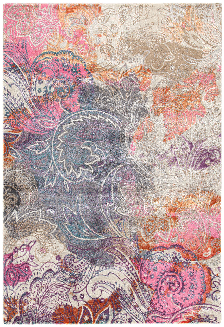 GIORGIA PAISLEY D.BEIGE/WHITE