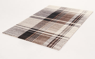 Tappeto Moderno COLORS Tartan Marrone – Design Contemporaneo - CarpetLiving