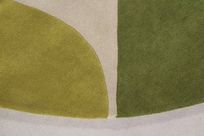 Amini Carpets - Tappeto JC-7 ISOLA Green - Rotondo 200Ø cm