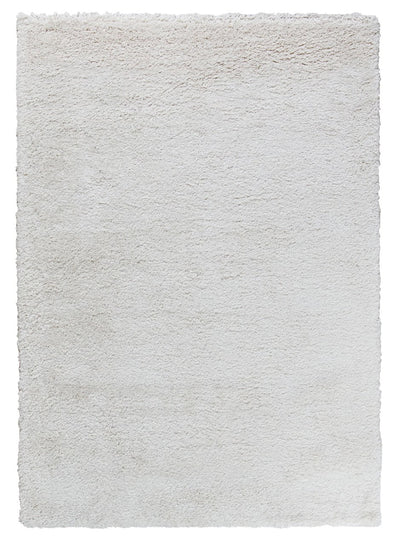 Tappeto Shaggy Oscar Avorio - Tinta Unita - Morbido e Resistente | Ideale per Soggiorno e Camera da Letto