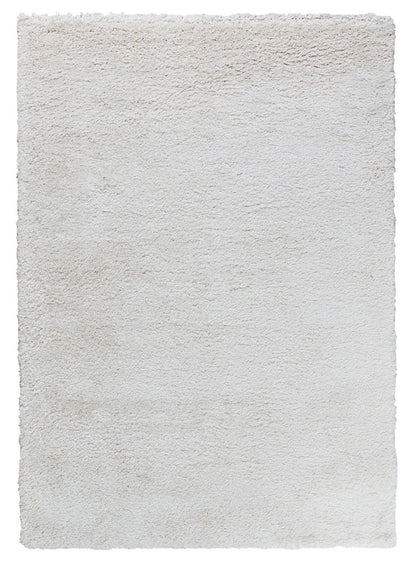 Tappeto Shaggy Oscar Avorio - Tinta Unita - Morbido e Resistente | Ideale per Soggiorno e Camera da Letto