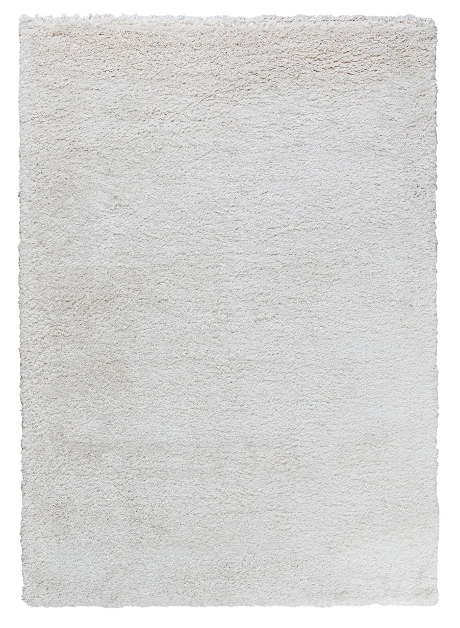Tappeto Shaggy Oscar Avorio - Tinta Unita - Morbido e Resistente | Ideale per Soggiorno e Camera da Letto