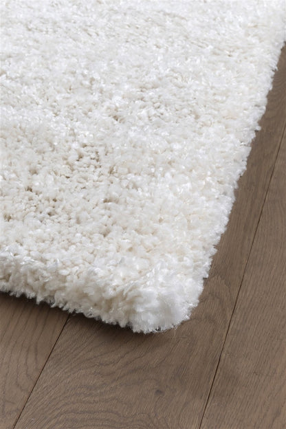 Tappeto Shaggy Oscar Avorio - Tinta Unita - Morbido e Resistente | Ideale per Soggiorno e Camera da Letto