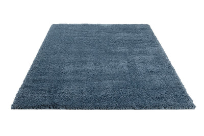 Tappeto Shaggy Oscar Turchese - Tinta Unita - Morbido e Resistente | Ideale per Soggiorno e Camera da Letto