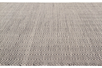 Tappeto in pura Lana RIO Nero - Tinta Unita - CarpetLiving