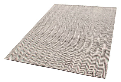 Tappeto in pura Lana RIO Nero - Tinta Unita - CarpetLiving