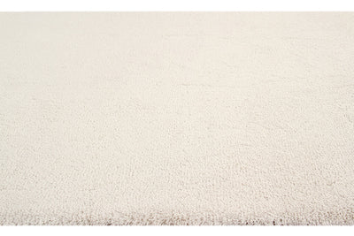 Tappeto Shaggy Desio - Avorio - Morbido e Resistente - Tinta Unita | Ideale per Soggiorno e Camera da Letto - CarpetLiving