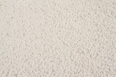 Tappeto Shaggy Desio - Avorio - Morbido e Resistente - Tinta Unita | Ideale per Soggiorno e Camera da Letto - CarpetLiving