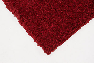 Tappeto Shaggy Desio - Rosso - Morbido e Resistente - Tinta Unita | Ideale per Soggiorno e Camera da Letto - CarpetLiving