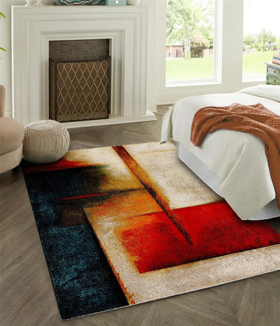Tappeto Moderno Gallery G - Multicolore Geometrico - Antiscivolo | Ideale per Soggiorno, Camera da letto e Cameretta - CarpetLiving