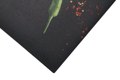 Tappeto Cucina Vinile Vista K05 Peperoncino Rosso