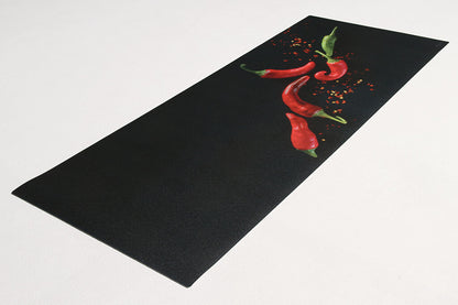 Tappeto Cucina Vinile Vista K05 Peperoncino Rosso