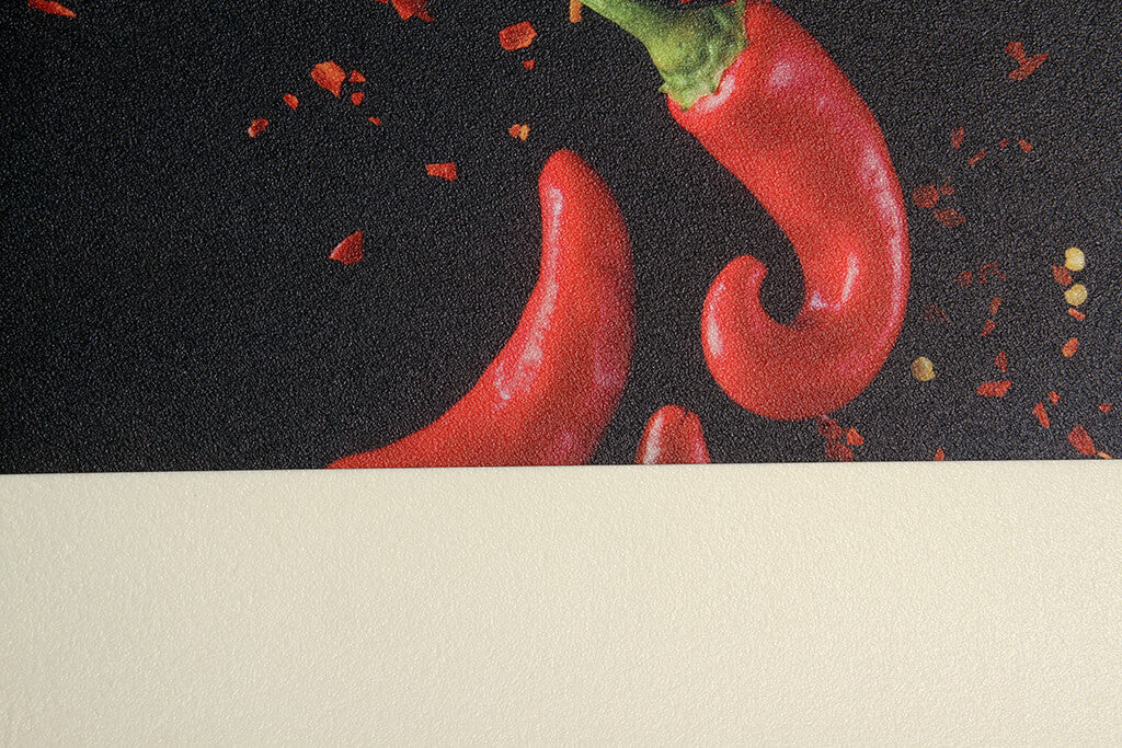 Tappeto Cucina Vinile Vista K05 Peperoncino Rosso