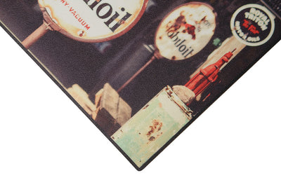 Tappeto Cucina Lavabile in Vinile Vista VN03 Gasoline – Auto Retrò - CarpetLiving
