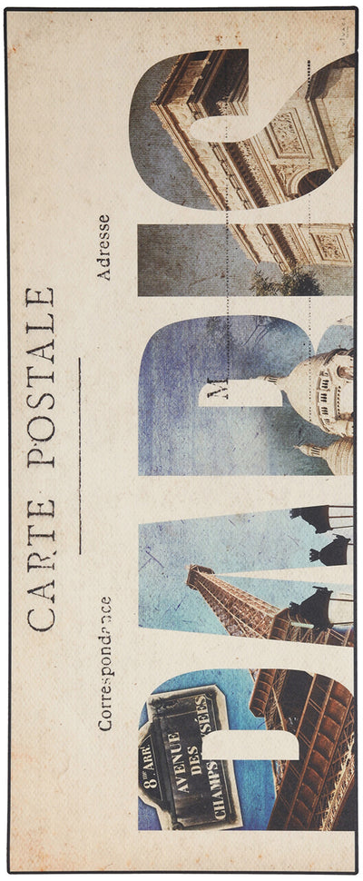 Tappeto per la Cucina in Vinile - Antiscivolo - Made in Italy - VISTA POSTCARD - CarpetLiving