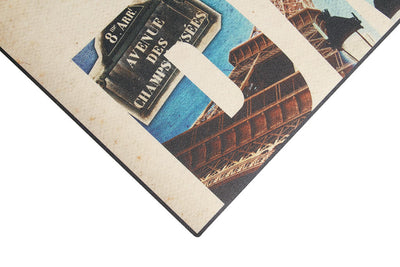 Tappeto per la Cucina in Vinile - Antiscivolo - Made in Italy - VISTA POSTCARD - CarpetLiving