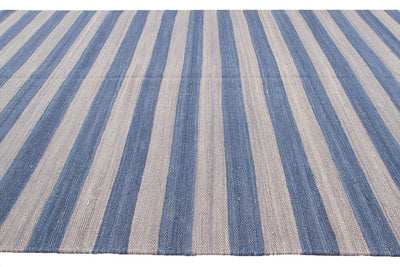 MALI STRIPE GREY BLUE - CarpetLiving