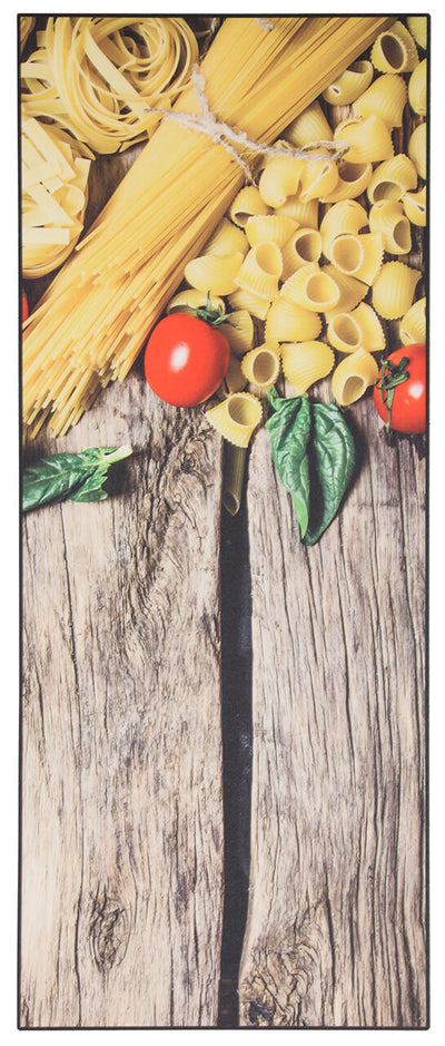 Tappeto Cucina Vista Pasta 01 – Vinile Antimacchia Made in Italy - CarpetLiving