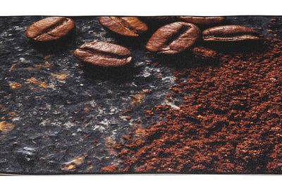 Tappeto Vinile Lavabile Vista Caffè 04 - Effetto HD - CarpetLiving