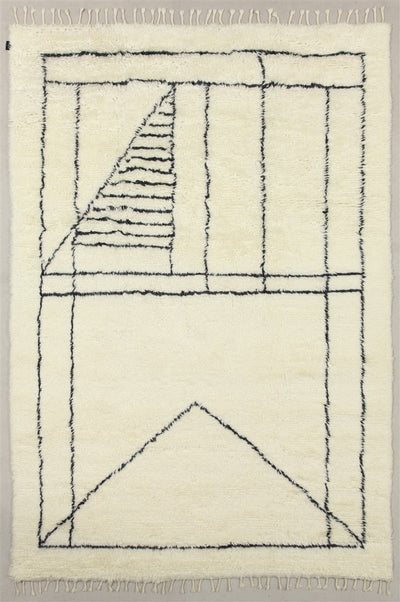 Amini Carpets - MOROCCAN TOUCH IVORY/CHARCOAL - CarpetLiving