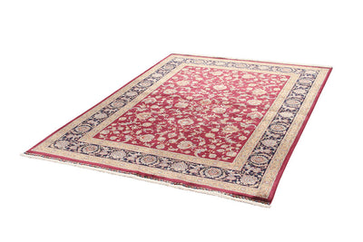 Tappeto Stile Orientale Qoum Shah - Effetto Seta - Disegno Classico - Rosso - CarpetLiving
