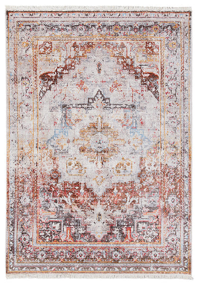 Tappeto stile Vintage - Bright Multicolore - Antiscivolo | Ideale per Soggiorno, Sala da Pranzo, Camera da Letto - CarpetLiving