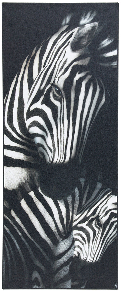 Tappeto Decorativo Vinile Vista BW04 Zebra – Bianco e Nero – Made in Italy - CarpetLiving