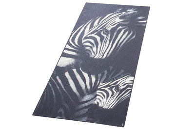 Tappeto Decorativo Vinile Vista BW04 Zebra – Bianco e Nero – Made in Italy - CarpetLiving