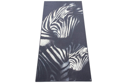 Tappeto Decorativo Vinile Vista BW04 Zebra – Bianco e Nero – Made in Italy - CarpetLiving